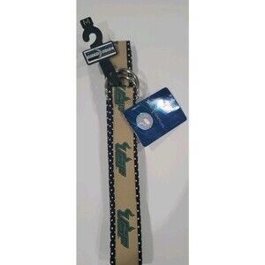 USF University Southern Florida Bulls D-ring Belt Unisex M 40" Green Logo Tan